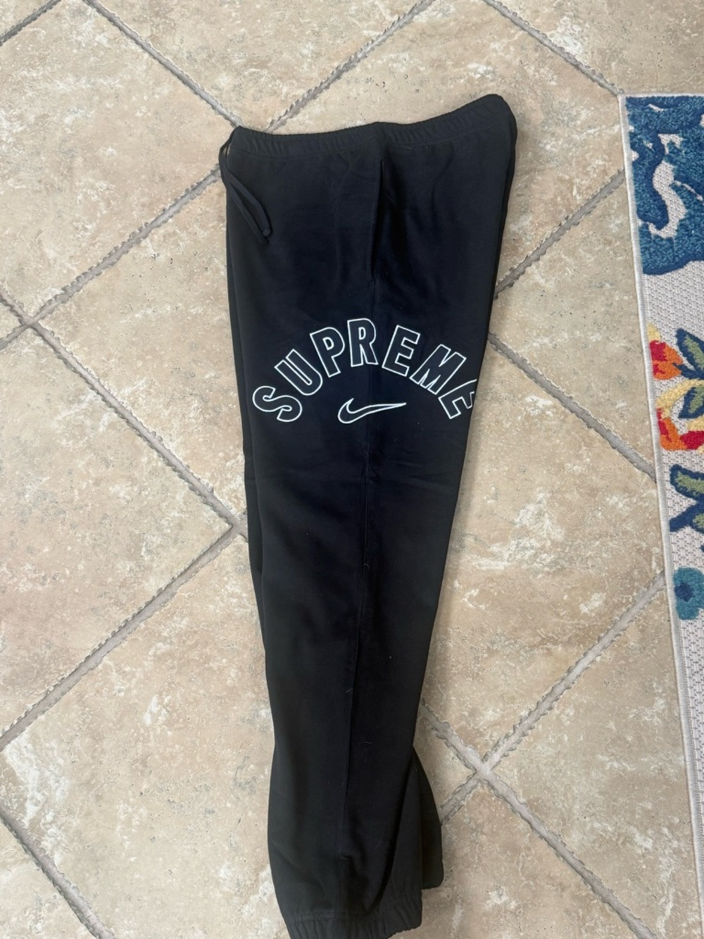 Supreme x Nike Black Sweatpants - Picture 3 of 5